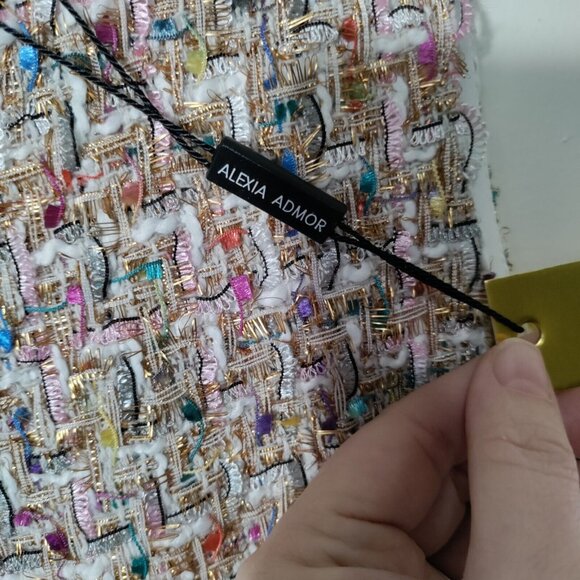 Alexia Admor Multicolor Tweed Dress - Picture 4 of 11